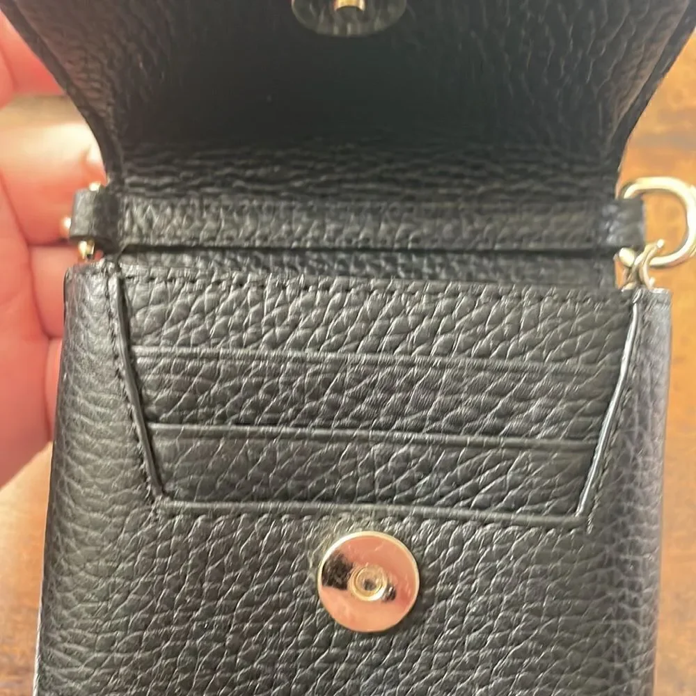 Kate Spade North/South Crossbody Pebbled Leather Crossbody phone case  excellent